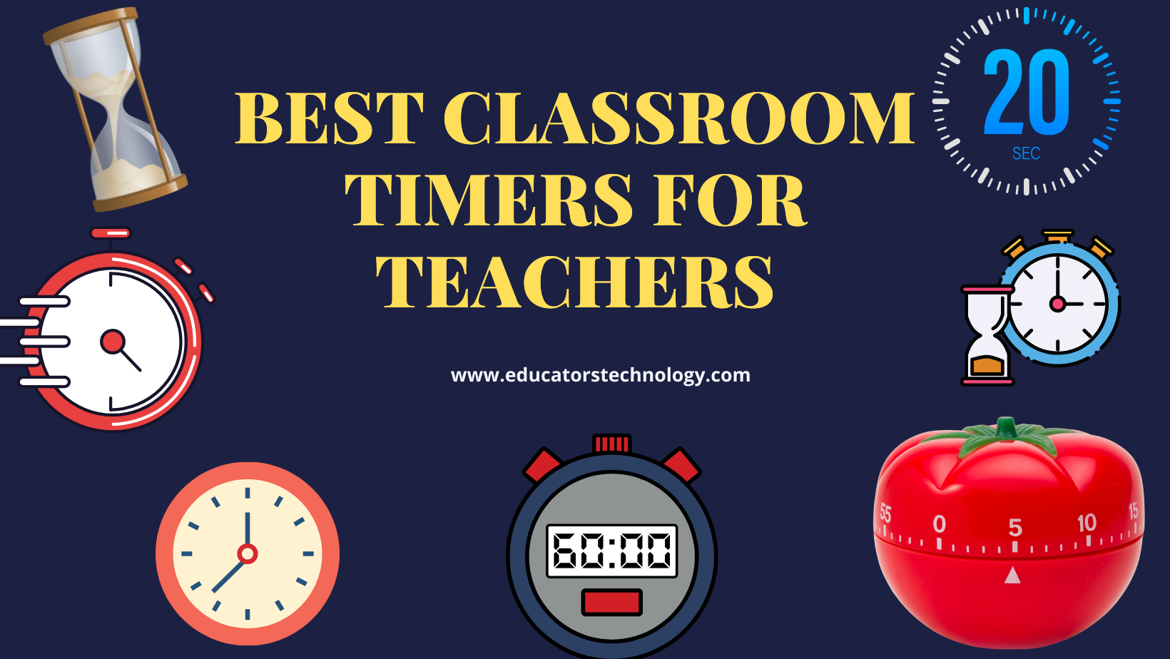 Classroom Timers to Bookmark • Tekiota