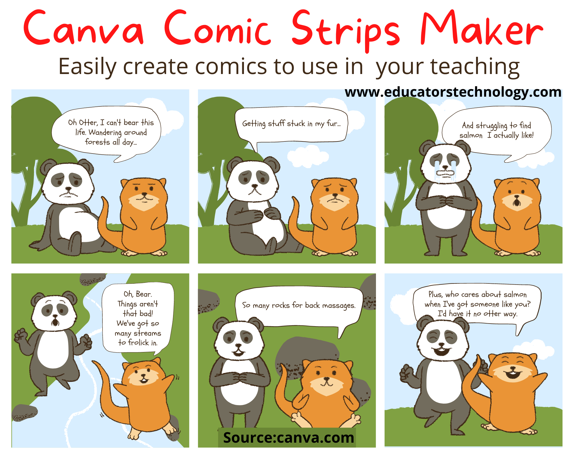 Here Is How to Easily Create a Comic Strip Using Canva Educators