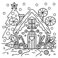 Adobe Stock Christmas coloring pages