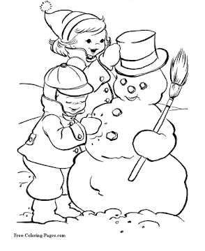 Free Christmas coloring pages