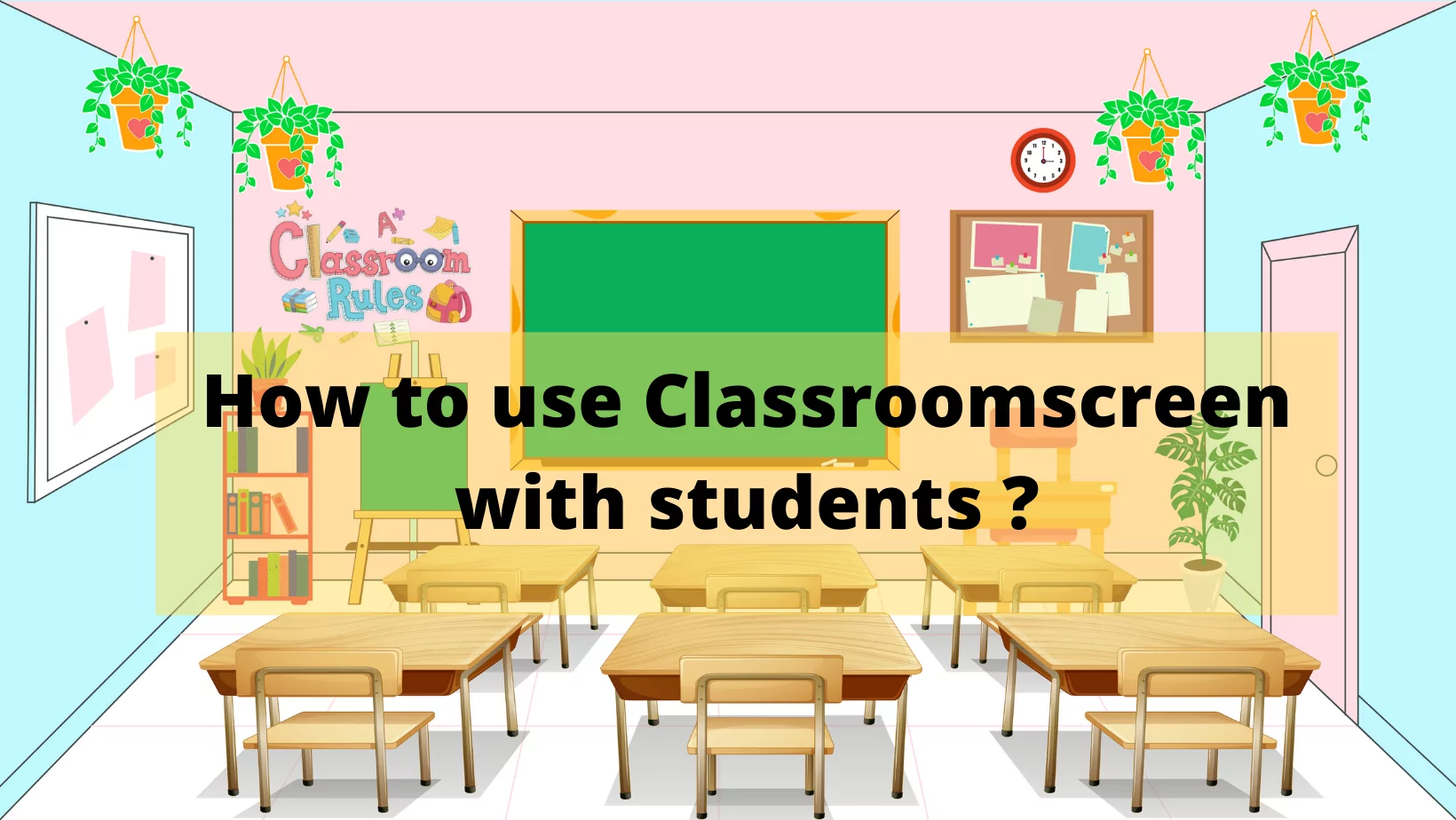 Classroom Screen for Teachers - English Teaching 101