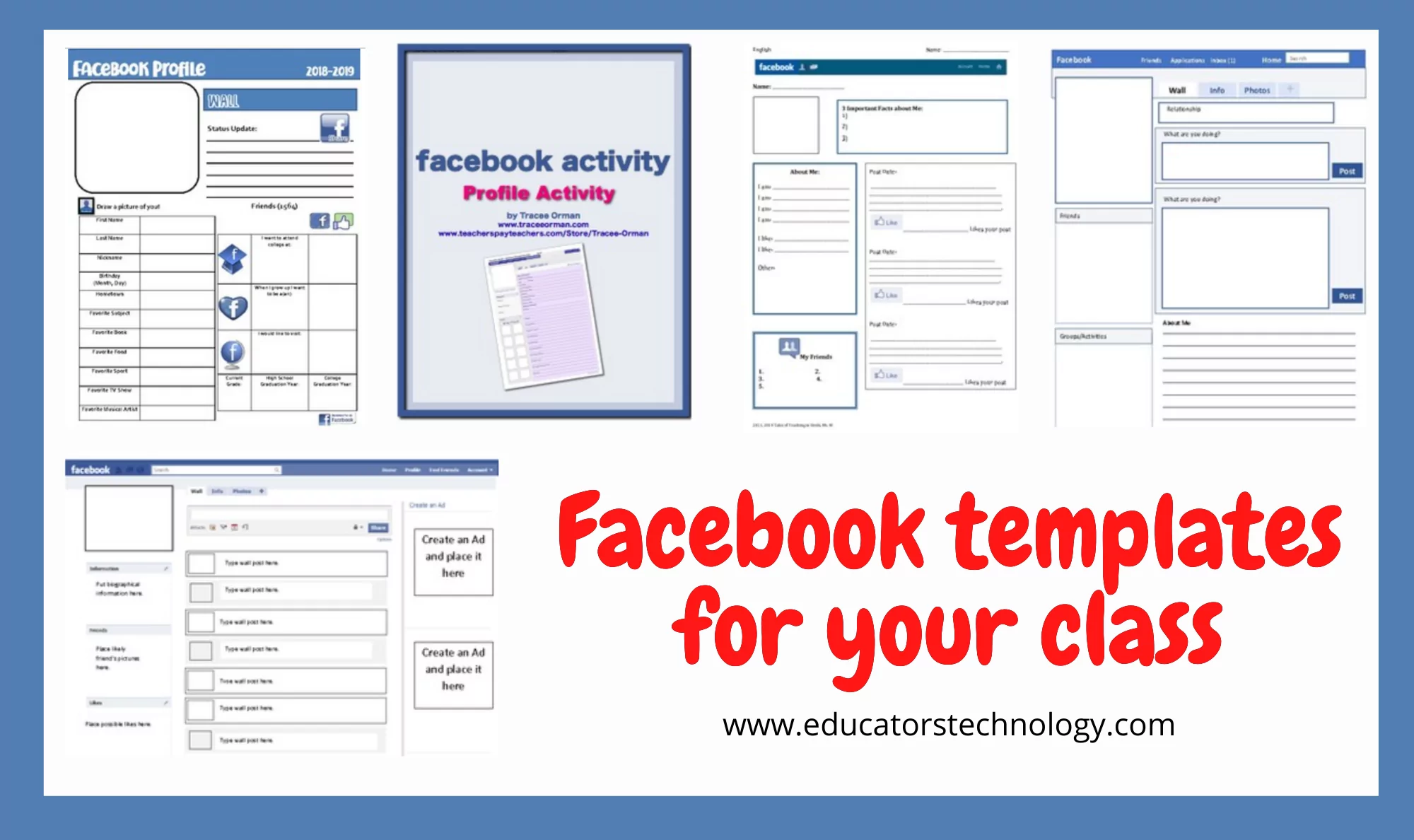 Facebook Profile Template For Students Pdf
