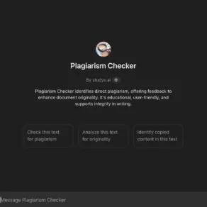 ChatGPT plagiarism detector